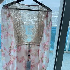 NWT Gorgeous, feminine For Love & Lemons robe.
